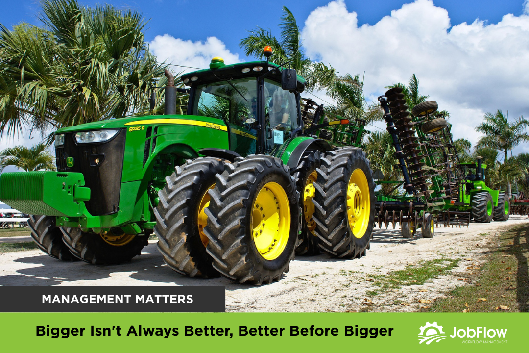 Bigger Isn’t Always Better, Better Before Bigger